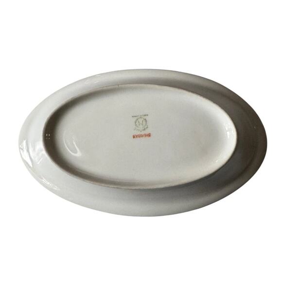 Vintage Sheridan Pattern Relish Dish Elegant Floral Serving Tray Cottage Decor - Picture 5 of 7